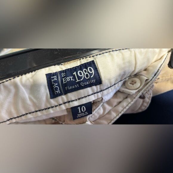 Place Khaki Shorts Boys Adjustable Waist Size 10 EPC - Picture 4 of 4